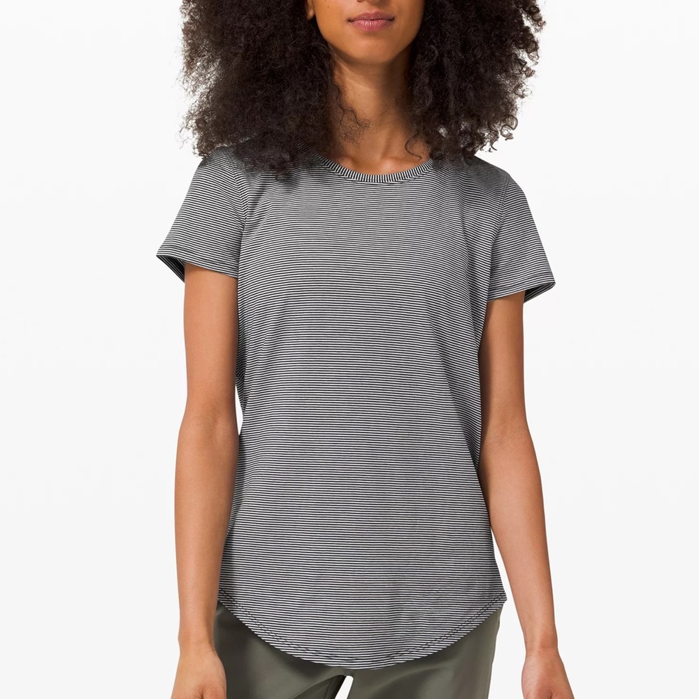 Lululemon Striped Love Crewneck T-Shirt